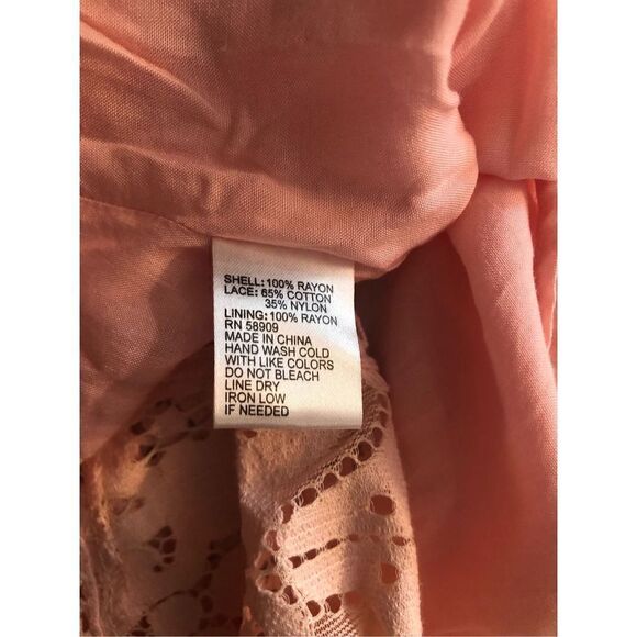 Gianni Bini Blush Pink Halter Strapless Lace Overlay Dress - Size XS - Picture 14 of 14